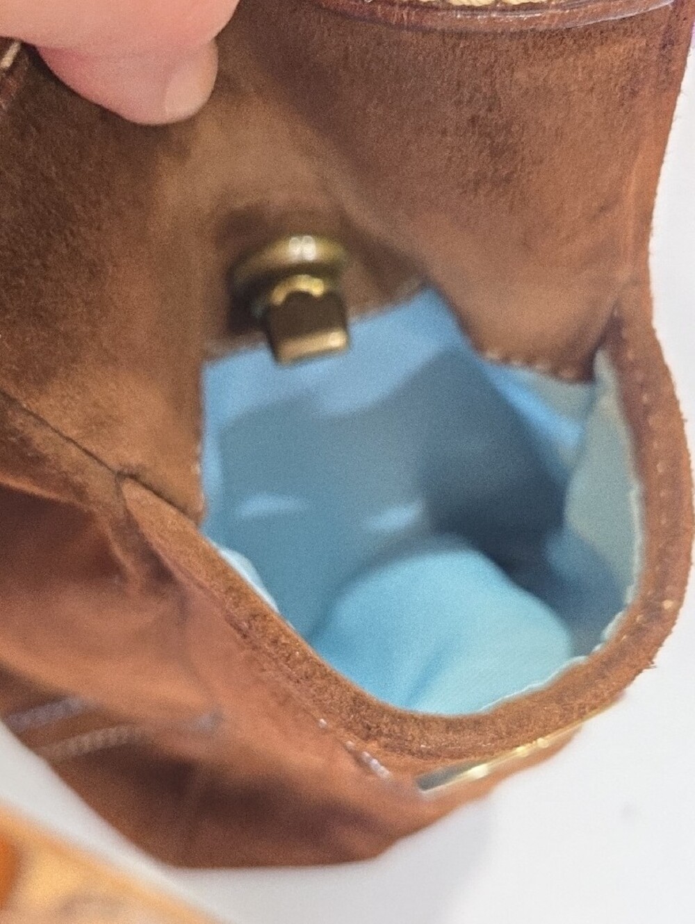 Coach Hampton Gallery Brown Suede Tote (Style 8B03) - Picture 11 of 16
